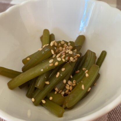 簡単に皮が剥けて楽ちんでした！
お味も箸が止まらない美味しさです♪
貴重なレシピありがとうございました。